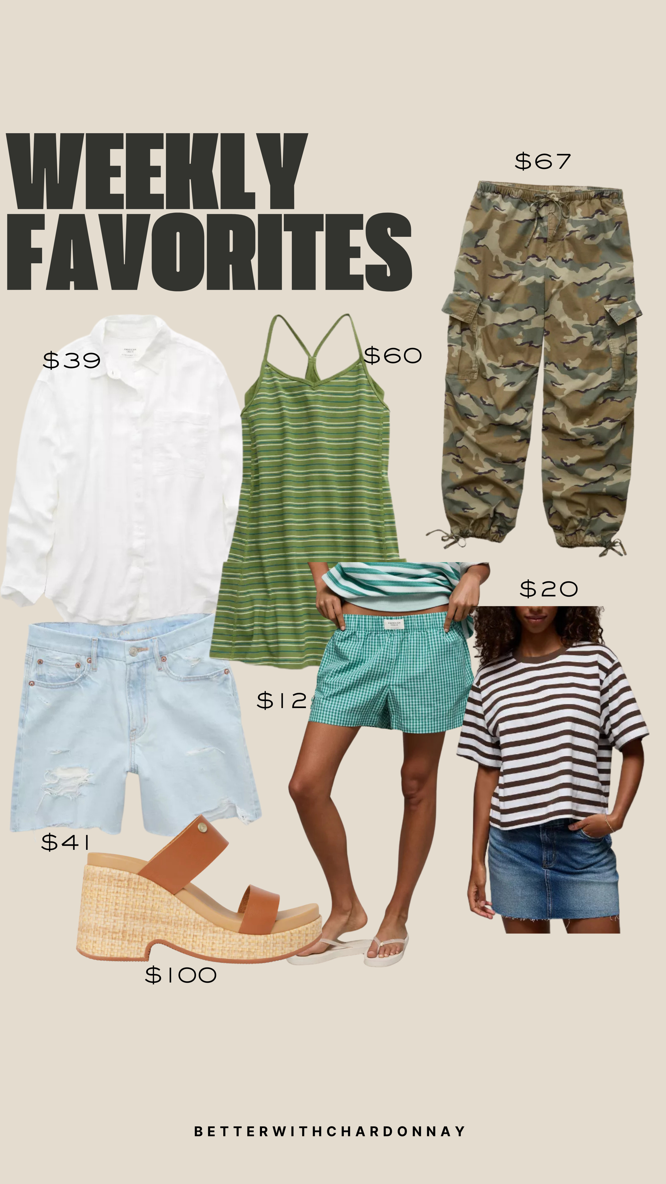 Weekly Favorites!

weekly favorites, aerie, american eagle, denim shorts, summer style, summer finds 

 #LTKSeasonal