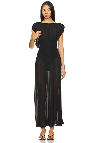 Camila Coelho Ophelia Dress in Black from Revolve.com | Revolve Clothing (Global)