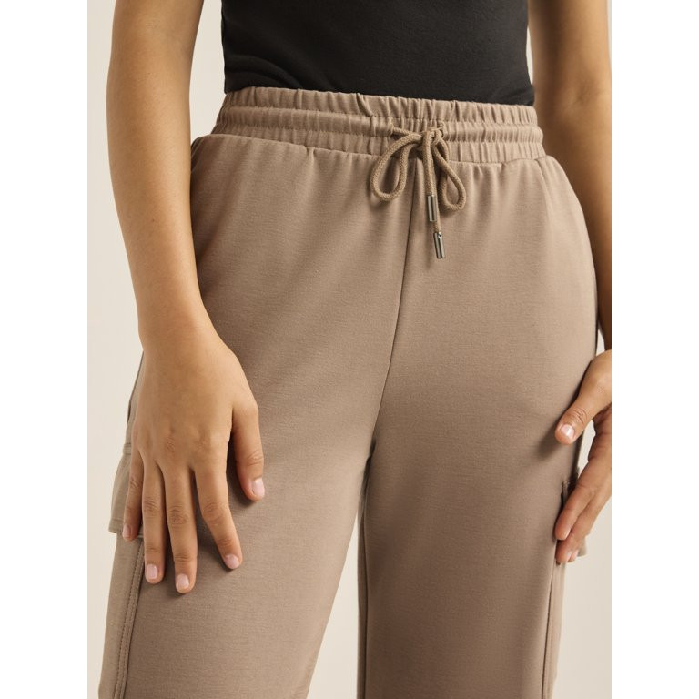 Scoop Women’s and Women's Plus Ultimate ScubaKnit Cargo Joggers, Sizes XS-4X | Walmart (US)