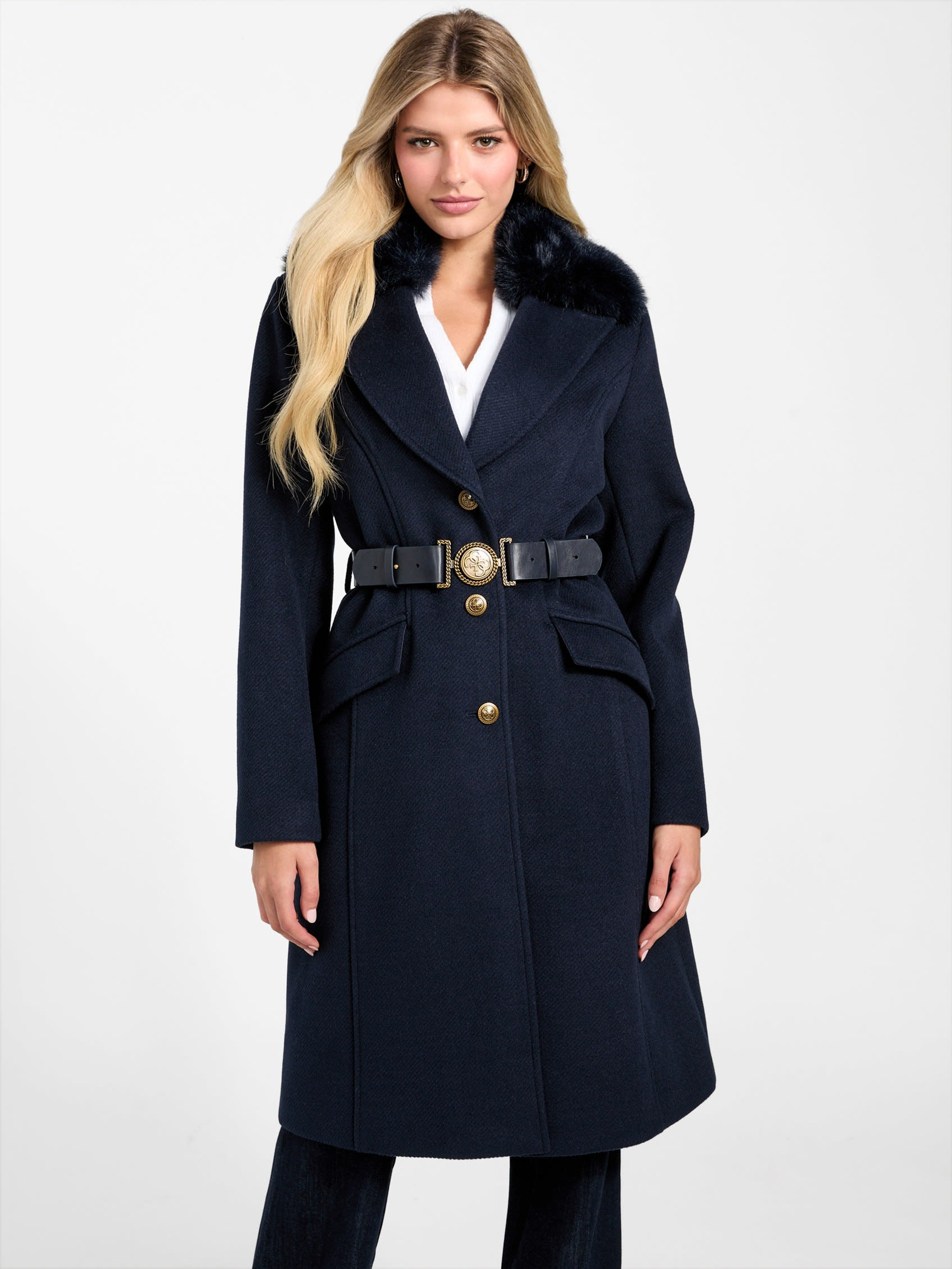 GUESS Eco Patrice Belted Coat | Guess (US)
