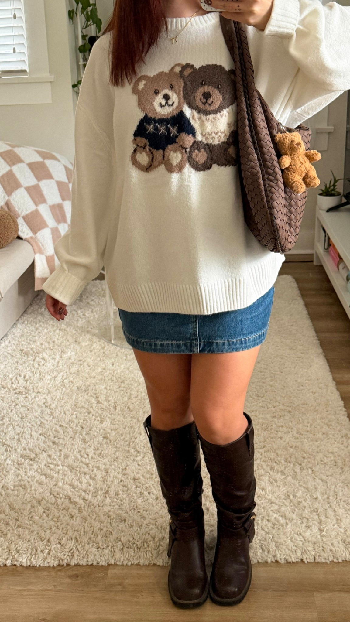 one of my fav fall fits so far 🥹🧸🍂 