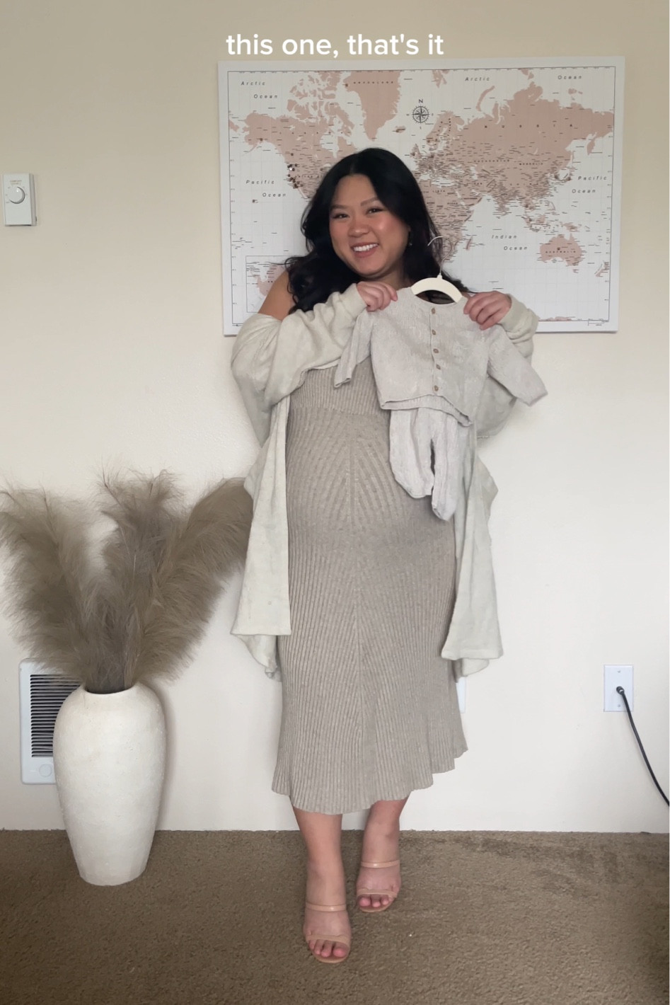 •Dress from PinkBlush Maternity wearing size L in maternity fit (available in maternity & regular fit!) (code: ALICIA25)
•Heels from Lulus
•Baby outfits from Target & Carter’s

#LTKbaby #LTKstyletip #LTKbump