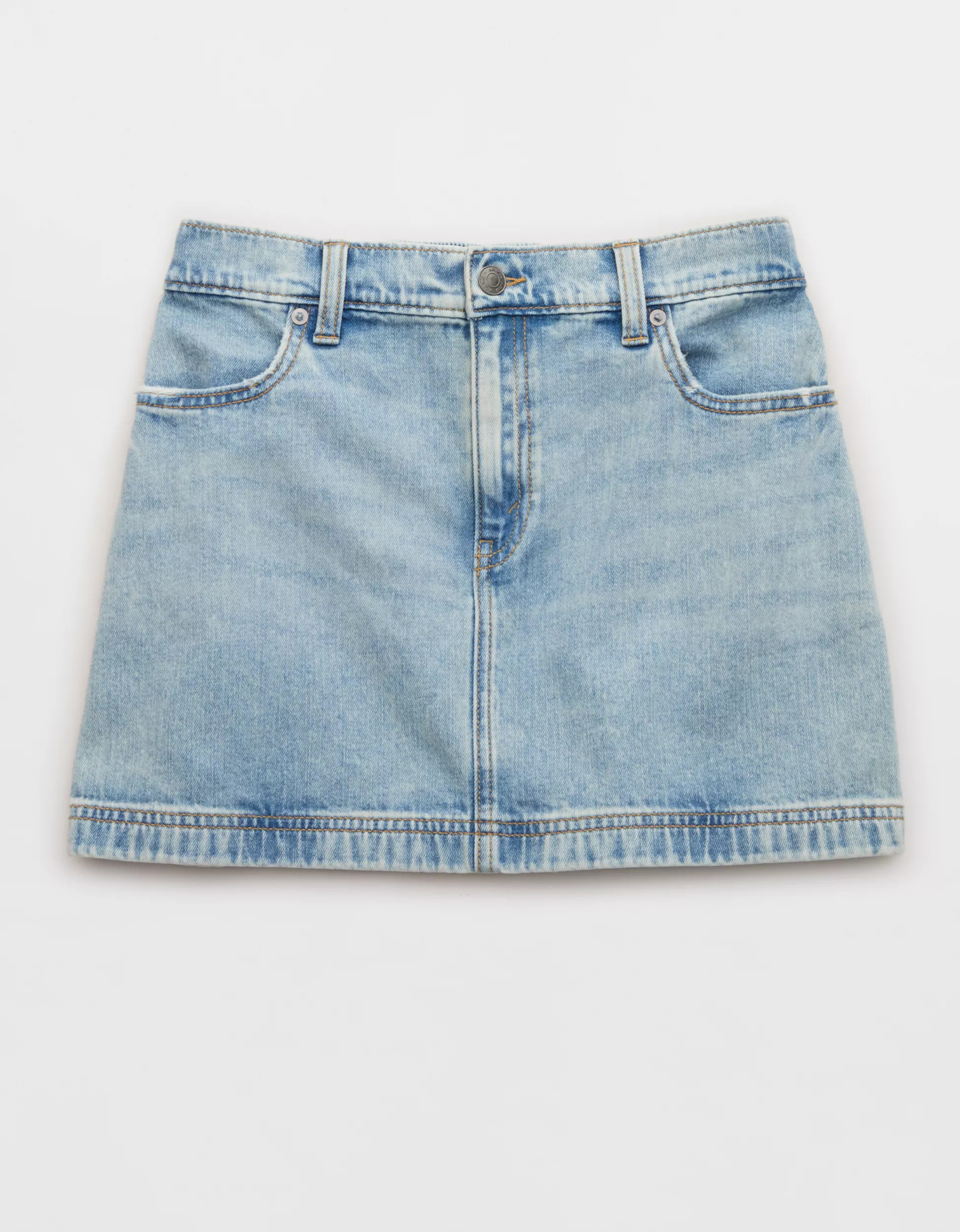 Aerie Daydream Denim Mini Skirt | Aerie