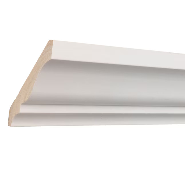RELIABILT 3-5/8-in x 8-ft Pine Primed Wood L 49 Crown Moulding | Lowe's