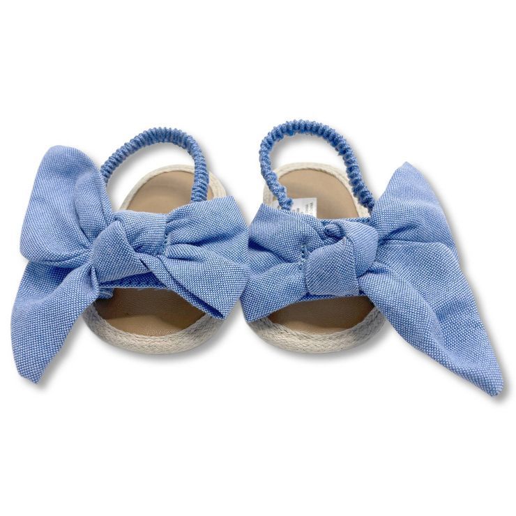 Baby Girls' Crib Shoes - Cat & Jack™ Blue | Target