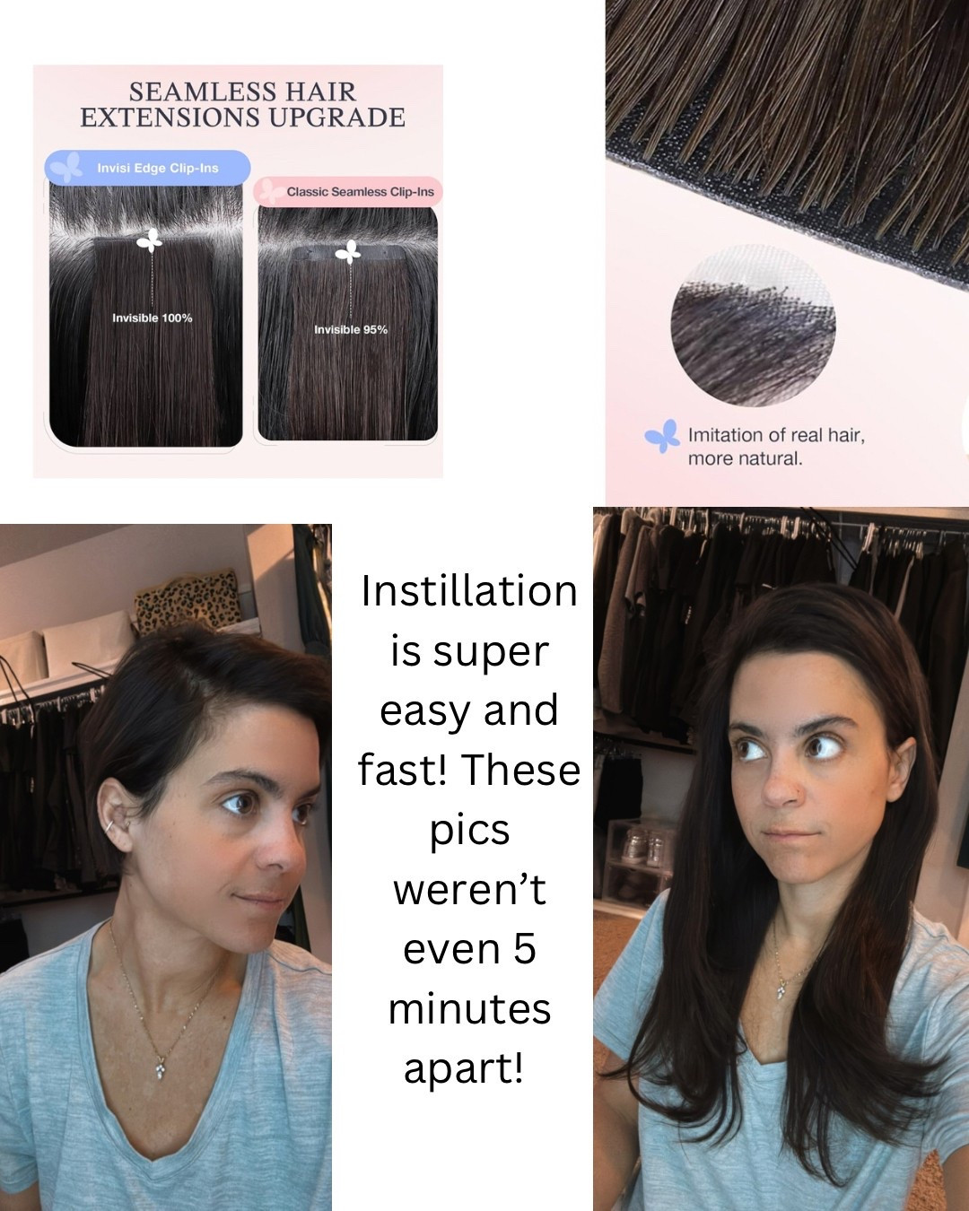 THE BEST CLIP IN EXTENSIONS ON THE MARKET, HANDS DOWN! 