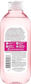 Garnier SkinActive Micellar Water with Rose Water and Glycerin, Facial Cleanser & Makeup Remover,... | Amazon (US)