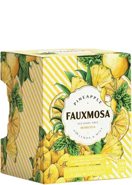 Fauxmosa Pineapple Lemon & Mint Non-Alcoholic Mimosa | Total Wine
