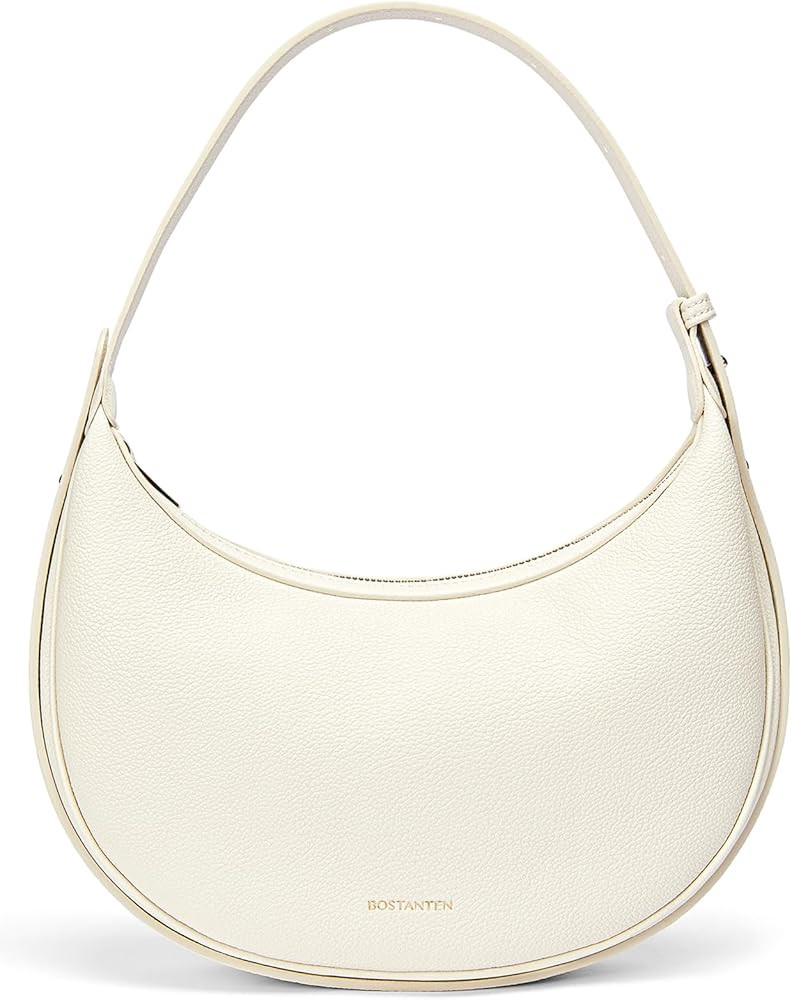 BOSTANTEN Crescent - Bolso de hombro para mujer, bolso cruzado de moda, bolso de mano de cuero ve... | Amazon (US)