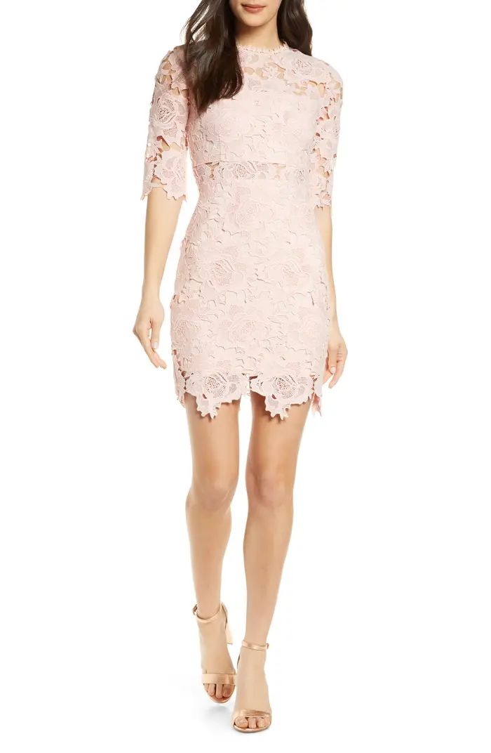 A Fine Romance Lace Cocktail Dress | Nordstrom
