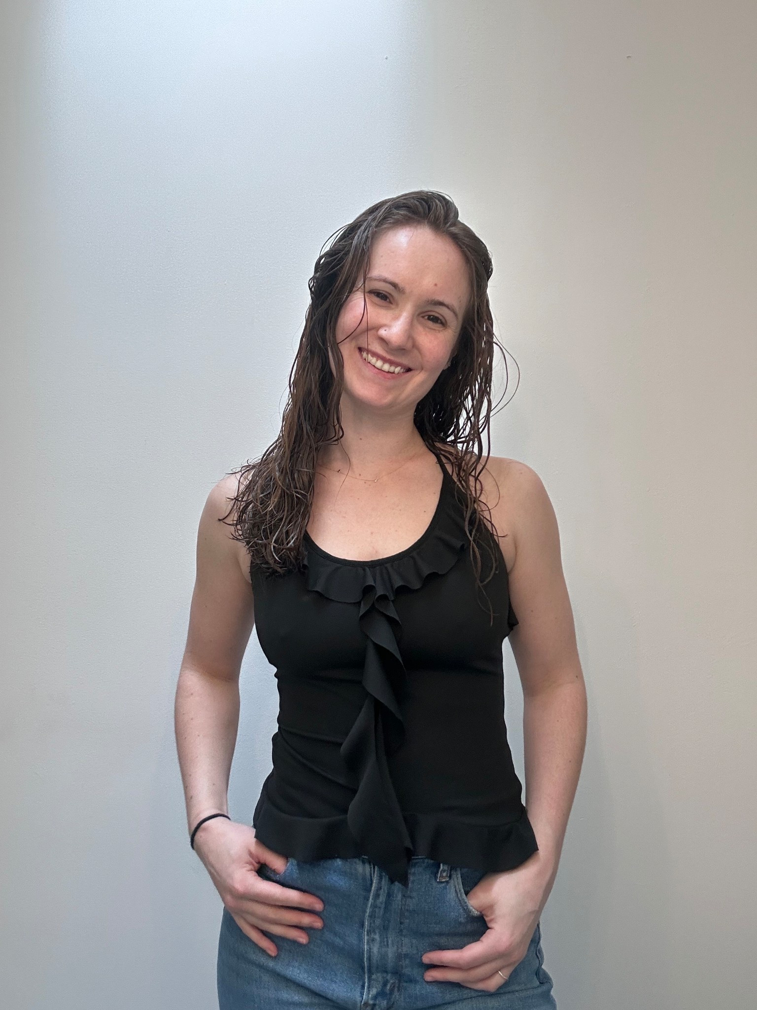 Date night outfit! Loving this ruffle halter (it’s fun and super comfortable/soft) and pairing it with my favorite jeans

#LTKBeauty #LTKootd #LTKSeasonal