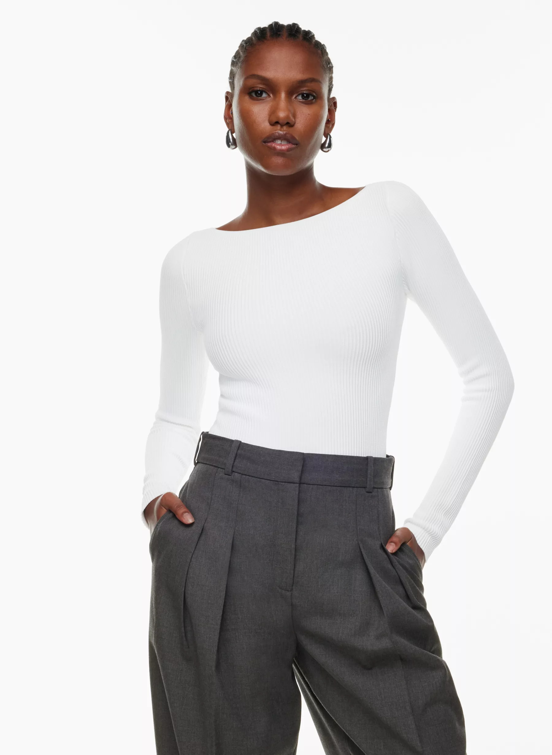 SCULPT KNIT OPUS LONGSLEEVE | Aritzia
