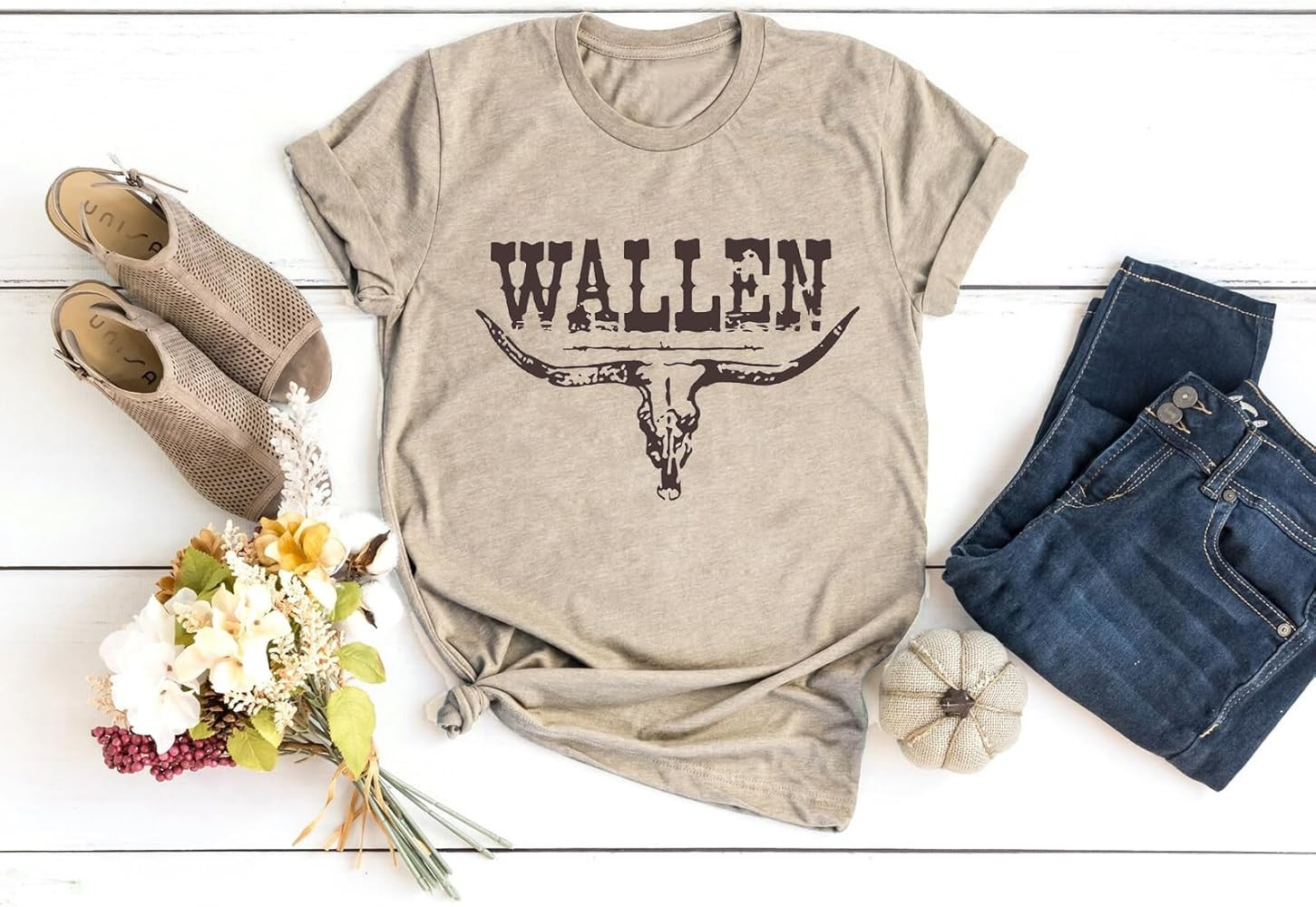 Country Music and Beer Funny Drinking Shirt for Women Summer Vacation T Shirts Vintage Country Sh... | Amazon (US)