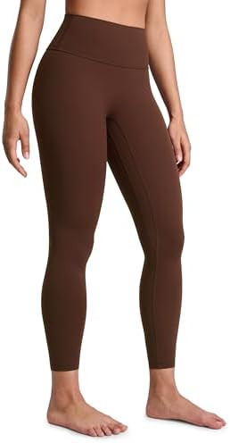 CRZ YOGA SculptAir No Front Seam Yoga Leggings 25" - High Waisted Womens Pants Workout Pilates At... | Amazon (US)