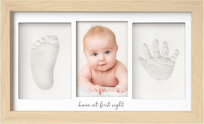 Baby Hand and Footprint Kit - Baby Footprint Kit, Newborn Keepsake Frame, Baby Handprint Kit,Pers... | Amazon (US)
