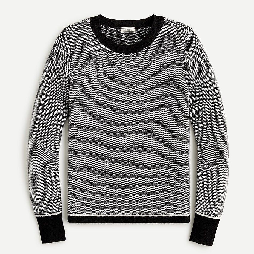 Limited-edition cashmere crewneck sweater with bird's-eye stitch | J.Crew US