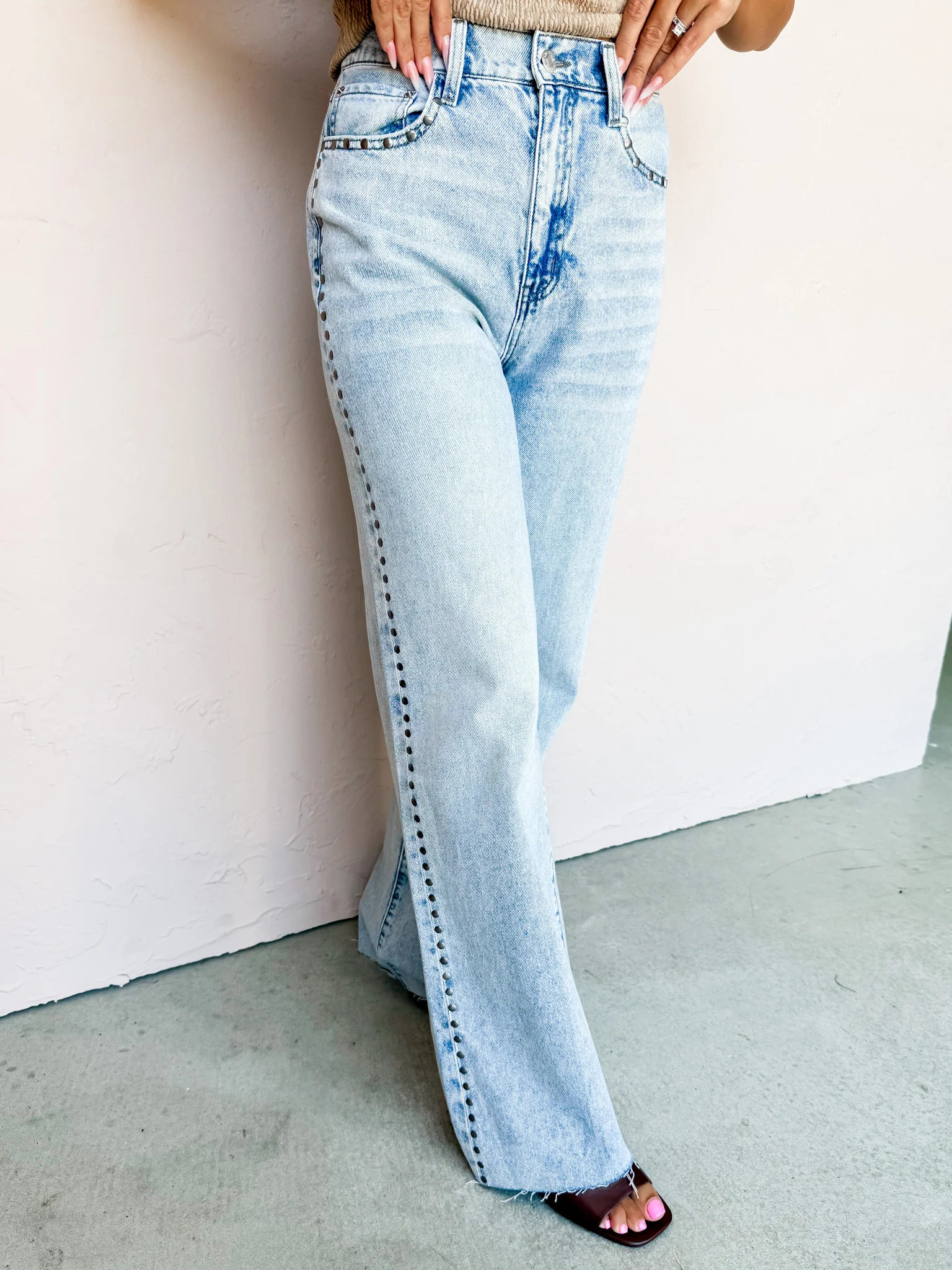[DAZE] Far Out High Rise Wide Leg Jeans-Let's Dance 25 | Ruthie Grace