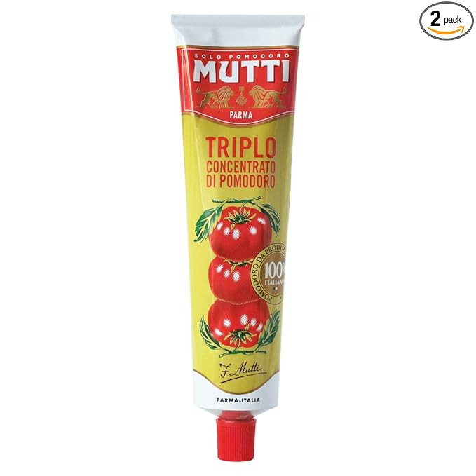 Mutti Triple Concentrated Tomato Paste (Triplo Concentrato), 6.5 oz. Tube |2 Pack | Italy’s #1 ... | Amazon (US)