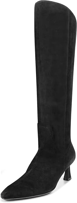 MUCCCUTE Knee High Boots for Women Chunky Heel Square Toe with Side Zipper Pull On Tall Fall Bota... | Amazon (US)