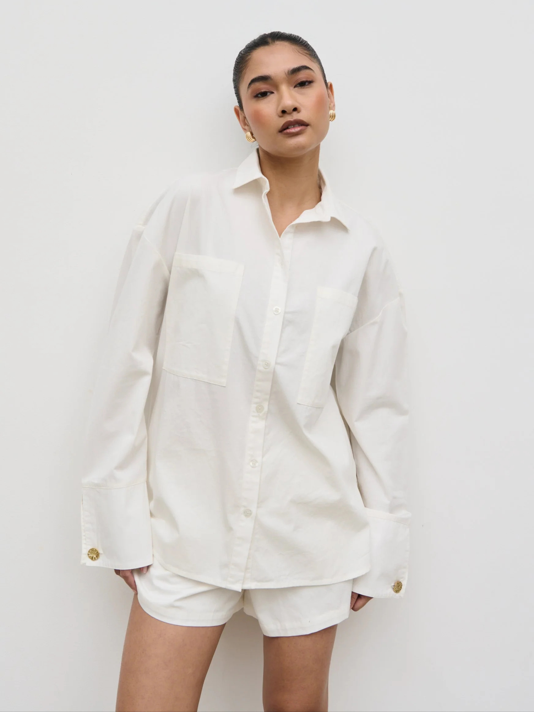 Ryleigh Cotton Poplin Shirt | Pretty Lavish (UK)