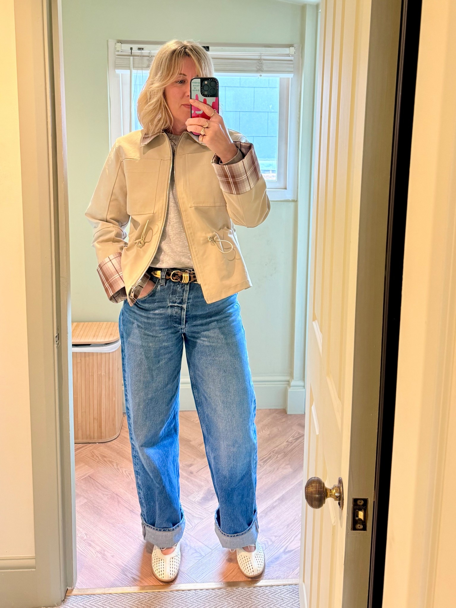 Aligne jacket, Citizen’s of Humanity jeans, Adidas ballet flats  

#LTKuk #LTKover50style #LTKspring