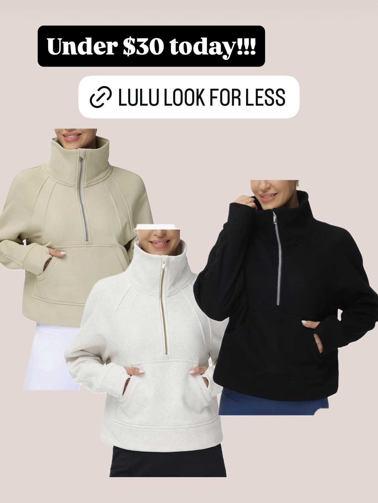 Lulu look for less
Under $30 
Best seller
Cozy sweatshirt 

#LTKGiftGuide #LTKHoliday