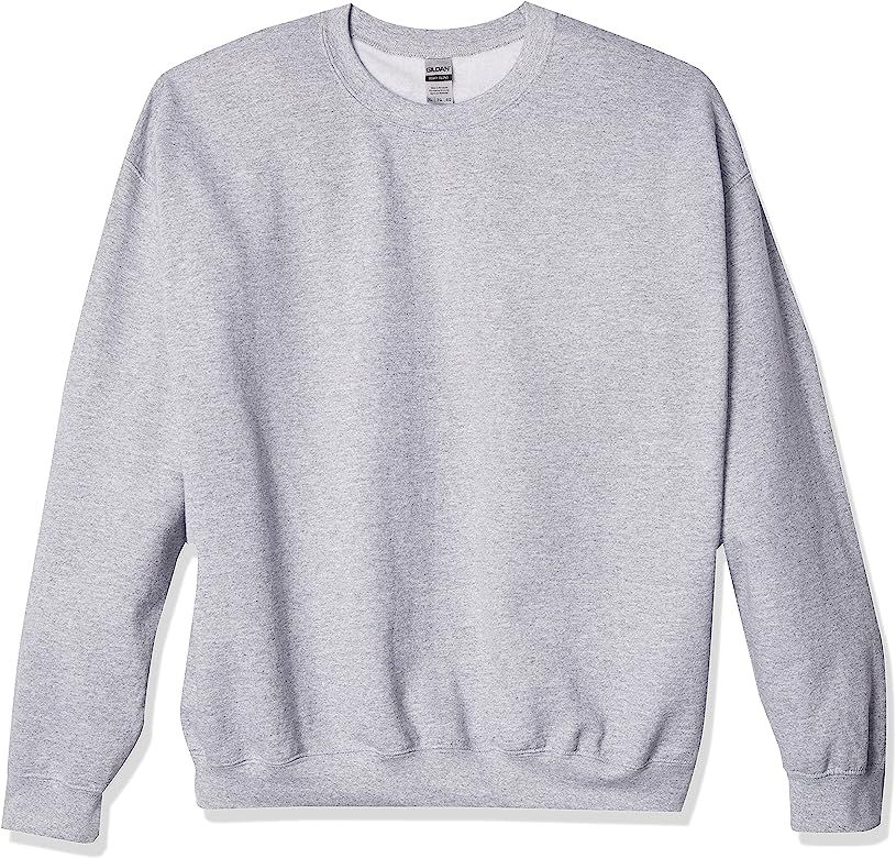 -Gildan mens Fleece Crewneck Sweatshirt, Style G18000 | Amazon (US)