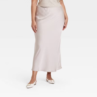 Women's Maxi Slip Skirt - A New Day™ | Target