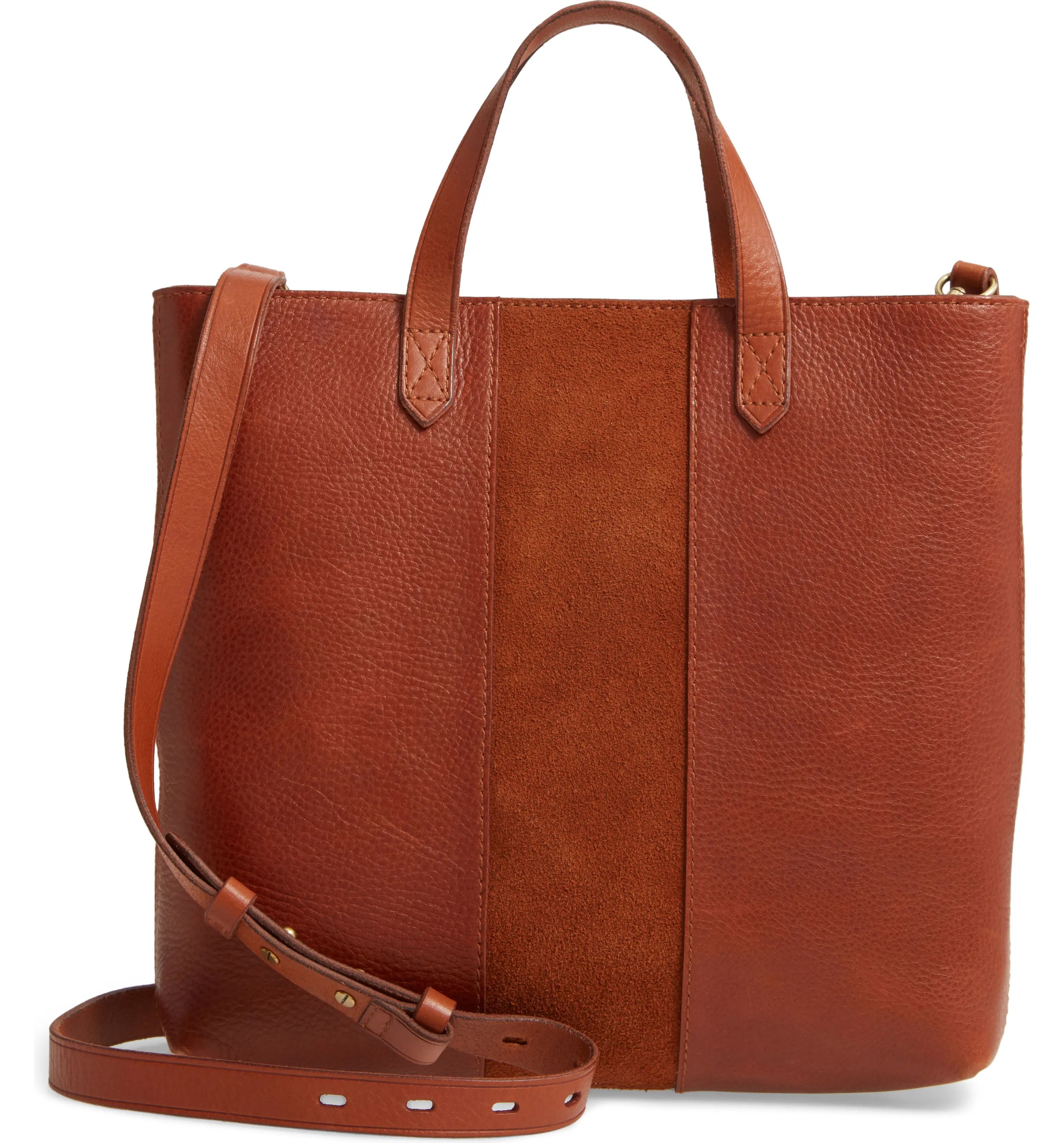 Small Transport Leather Crossbody Tote | Nordstrom