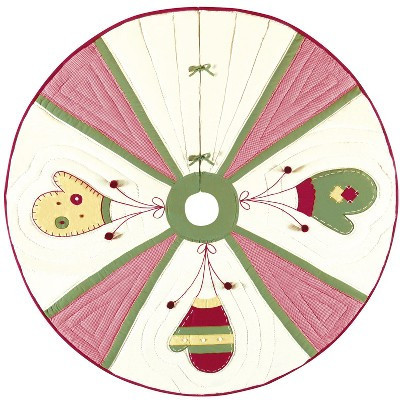 C&F Home Homespun Mittens Tree Skirt | Target