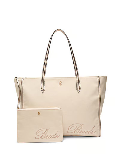 Bridal Canvas Tote Bag, Multicolored, One Size - Women's Bags - Victoria's Secret | Victoria's Secret (US / CA )