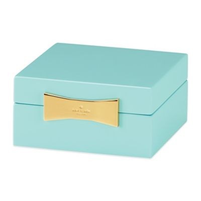 kate spade new york Garden Drive™ Jewelry Box in Turquoise | Bed Bath & Beyond