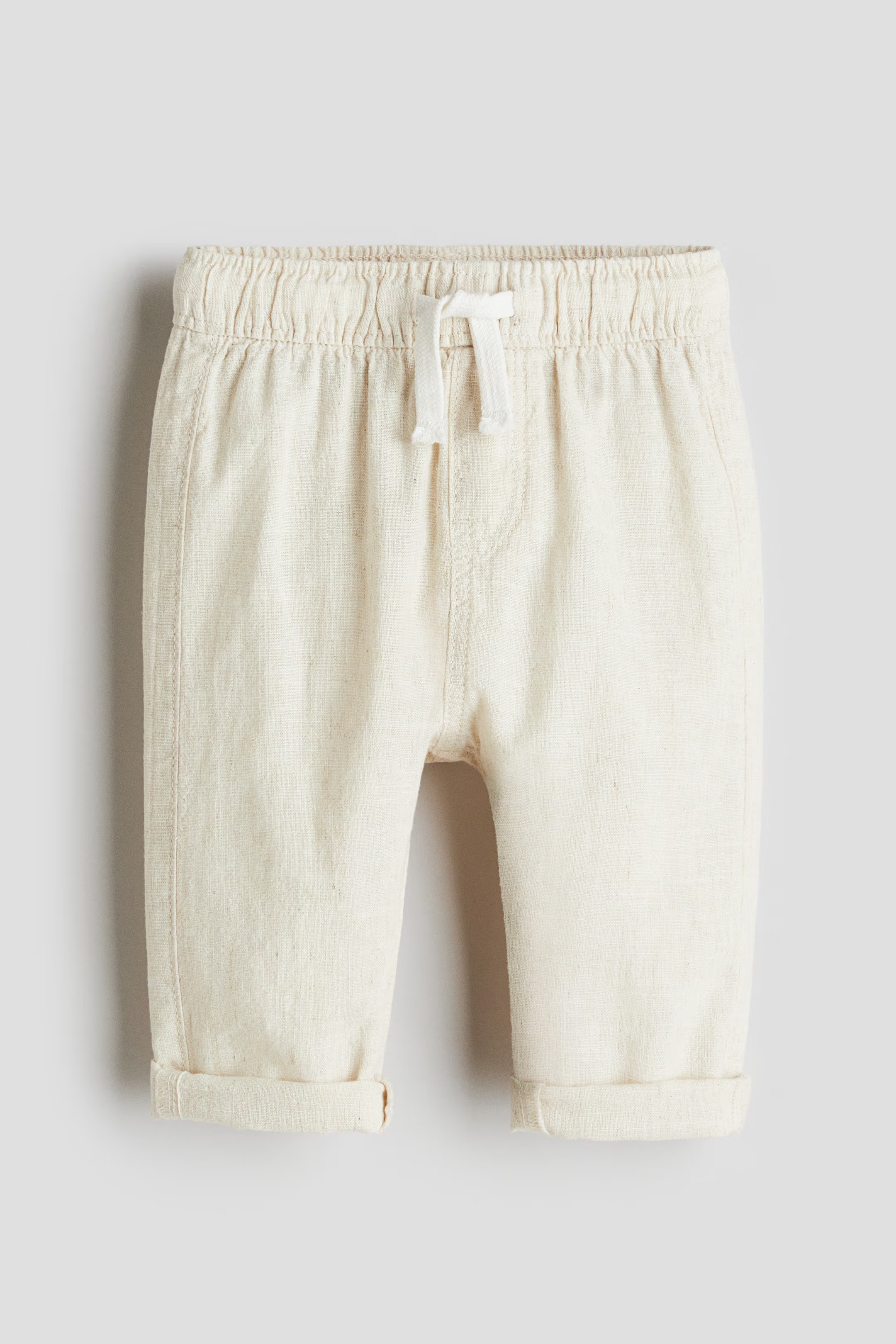 Linen-Blend Joggers | H&M (US + CA)