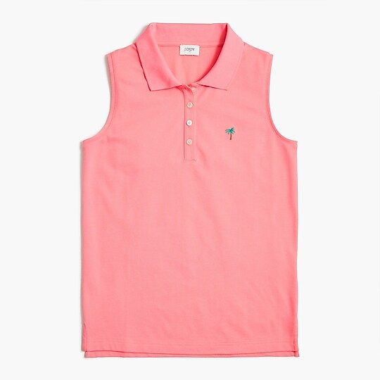 Sleeveless piqué polo shirtItem BH170 | J.Crew Factory