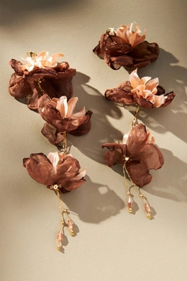 Triple Flower Earrings | Anthropologie (US)