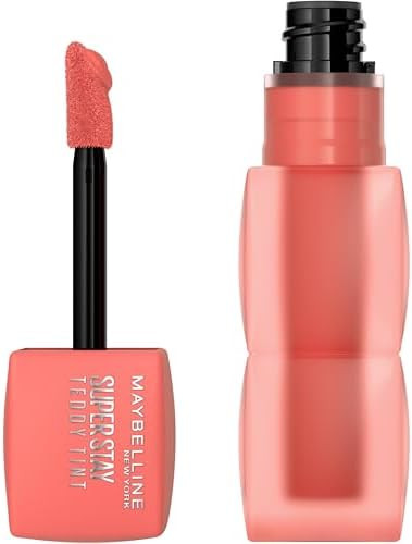 MAYBELLINE Super Stay Teddy Lip Tint, Long Lasting Matte Lipstick For Up To 12HR Wear, Baby Tee, ... | Amazon (US)