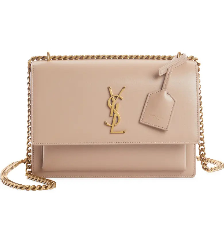 Medium Sunset Leather Shoulder Bag | Nordstrom