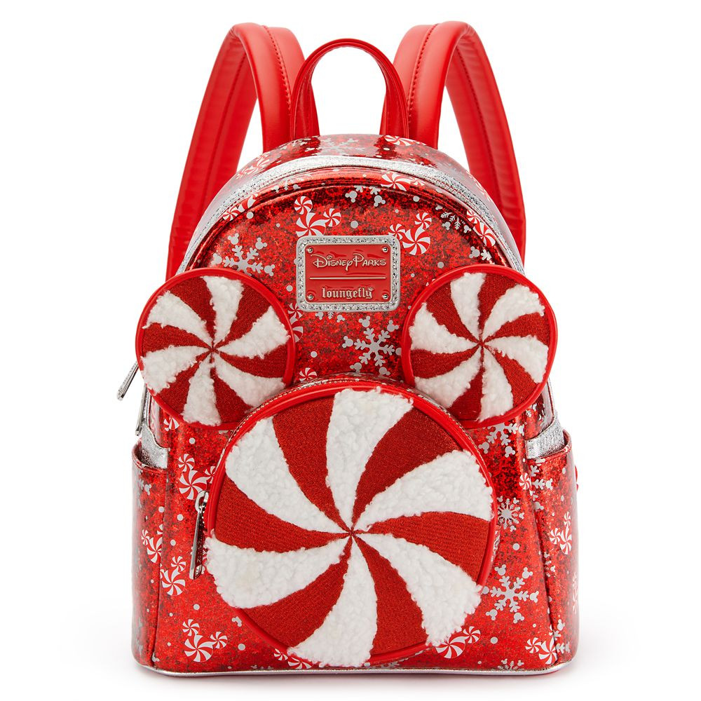 Mickey Mouse Icon Peppermint Swirl Loungefly Mini Backpack | Disney Store