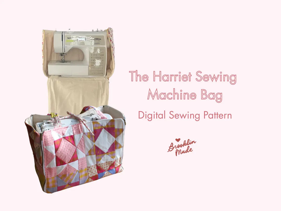The Harriet Sewing Machine Bag PDF Pattern | Video Tutorial | Etsy (US)