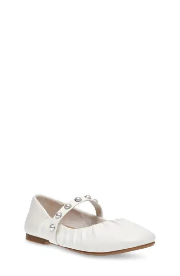 DV by Dolce Vita Kids' Bustar Flat in White at Nordstrom Rack, Size 12 M | Nordstrom Rack