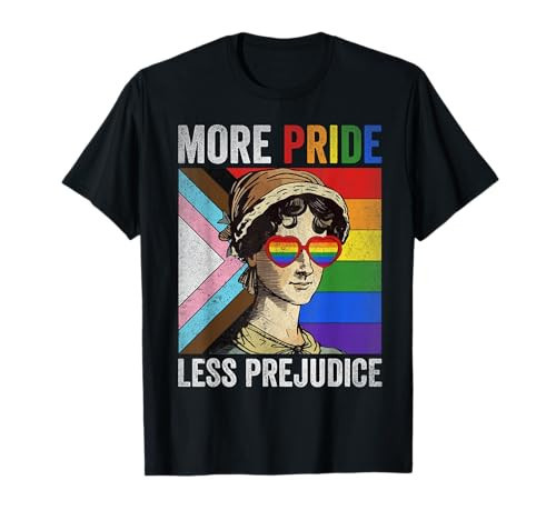 More Pride Less Prejudice LGBT Gay Pride Month T-Shirt | Amazon (US)
