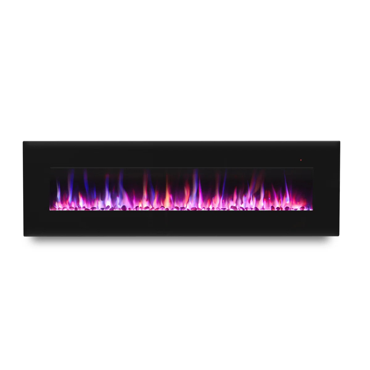 Corretto Wall Mounted Electric Fireplace in Black by Real Flame | Wayfair North America
