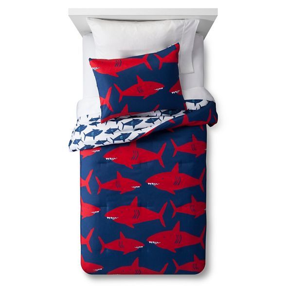 Great White Get-Together Comforter Set - Blue - Pillowfort™ | Target