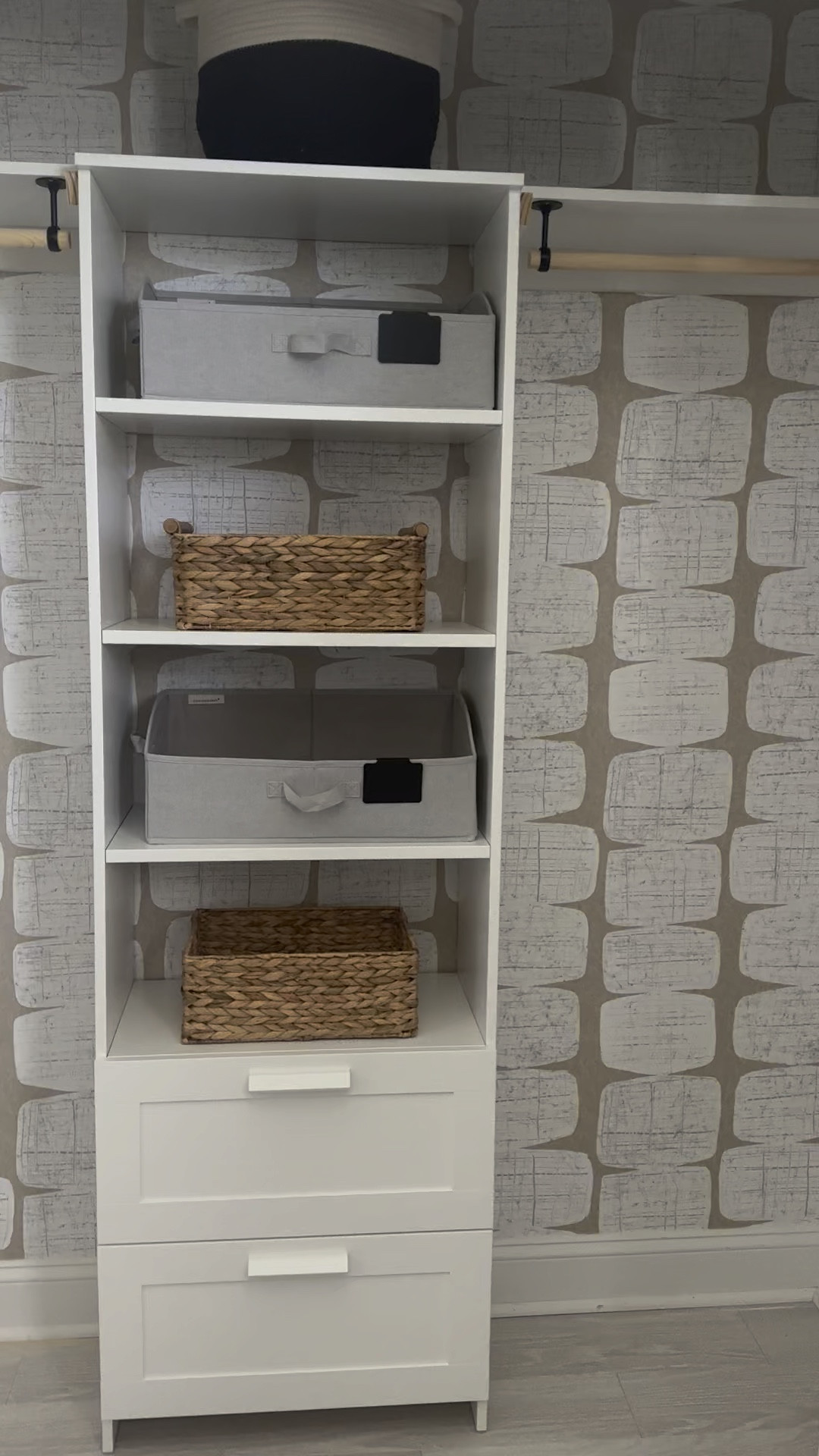 Every small closet deserves its own moment! Bookcase is from Ikea!

#LTKHome #LTKVideo