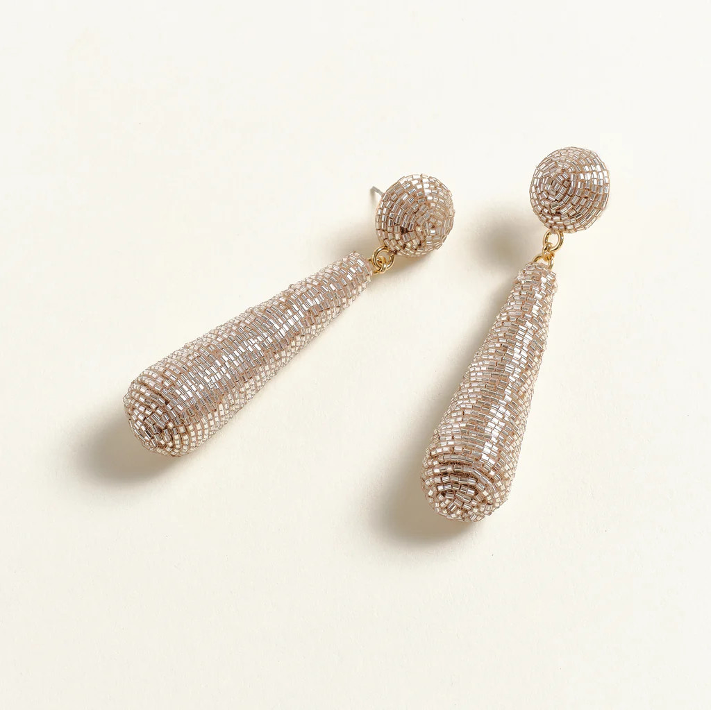 Tivoli Drop Earrings Gold/Silver | Mignonne Gavigan
