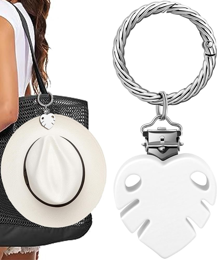 Hat Clip - Hat Holder for Travel on Bag - Silicone Hands Free Hat Clip for Purse Luggage - Protec... | Amazon (US)