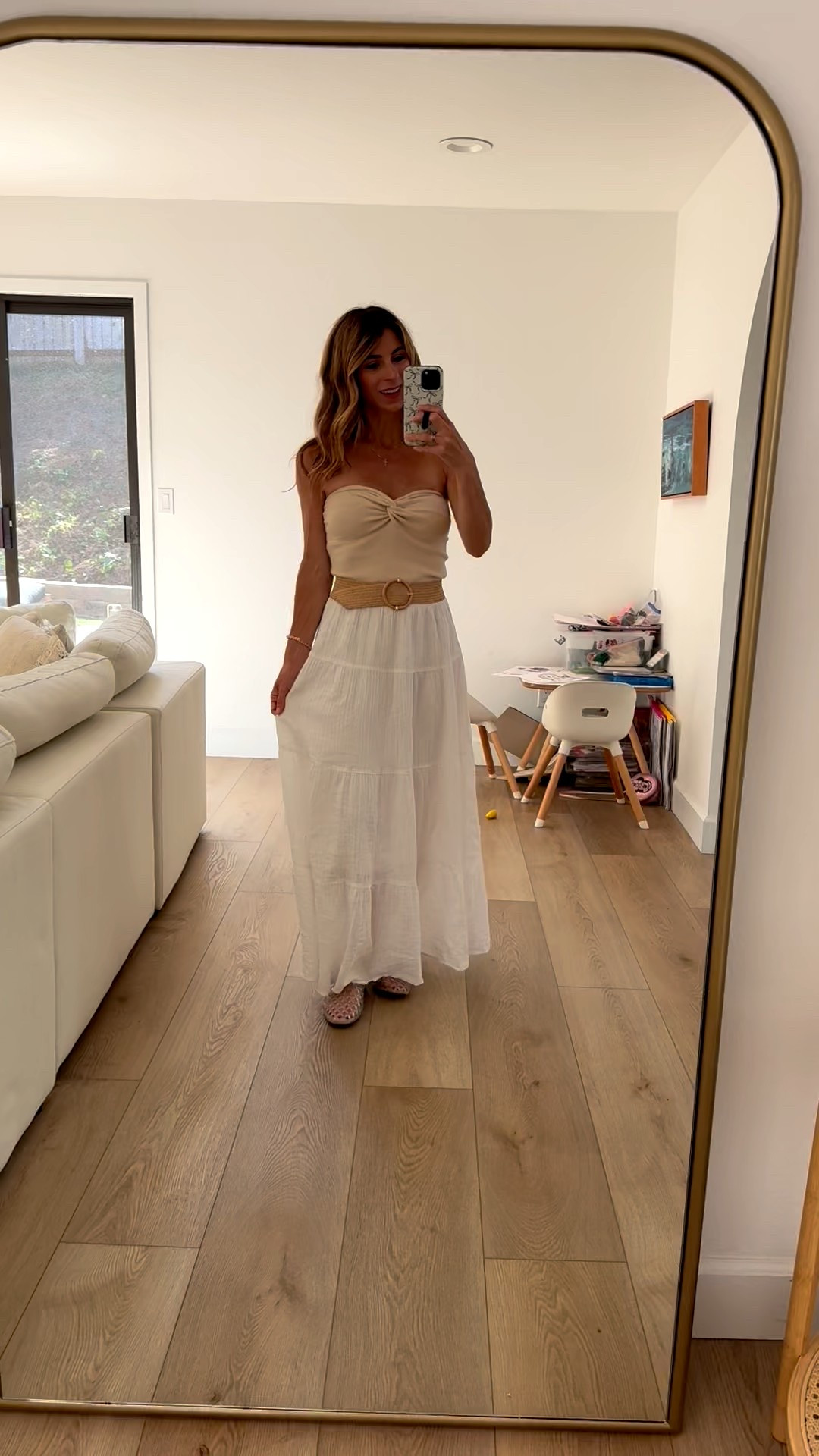 My Go to summer outfit! Affordable staple pieces! Heading out for a girls night! 

White skirt, tube top, belt, jellies, cross necklace, summer outfit 

#LTKFindsUnder50 #LTKStyleTip #LTKSeasonal