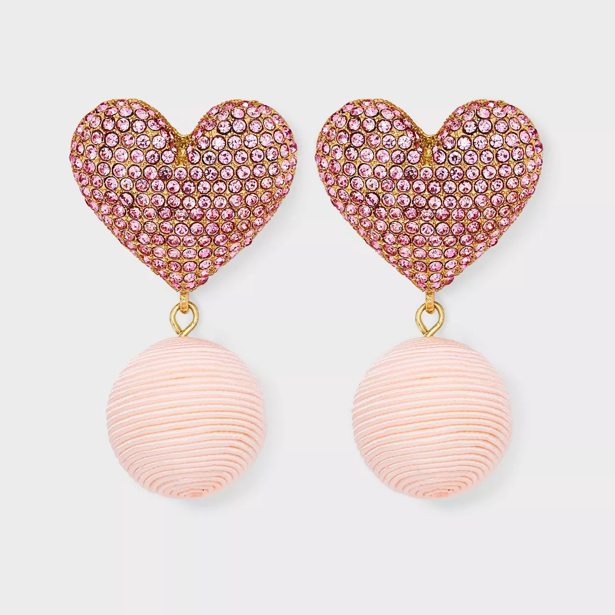 SUGARFIX by BaubleBar Heart's Delight Earrings - Pink | Target