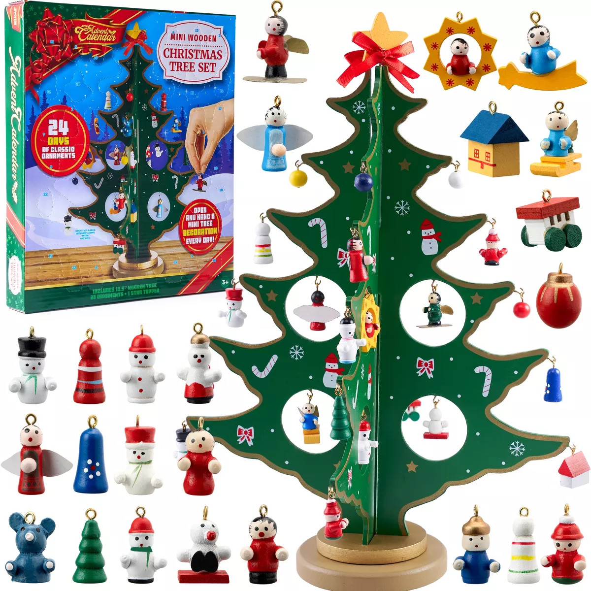 Joyfy 2025 Christmas Advent Calendar – 24 Days of Ornaments for Tree Decorating Fun! Best Gift ... | Target