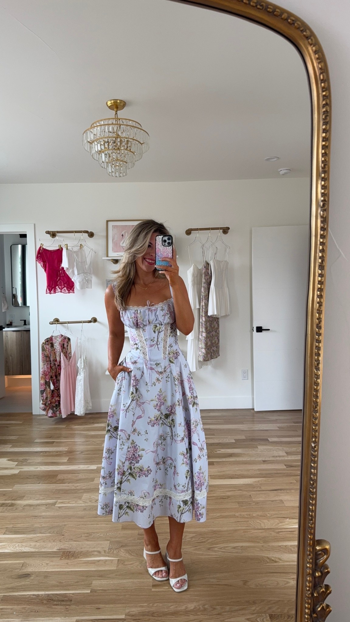 Purple floral midi wedding guest dress Easter party dress spring formal event dress

Wearing my usual small/2

#LTKSeasonal #LTKParties #LTKWedding